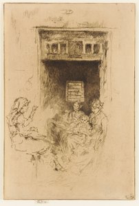 Perlenfädler, 1879-1880 von James Abbott McNeill Whistler