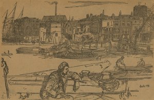 Black Lion Wharf von James Abbott McNeill Whistler