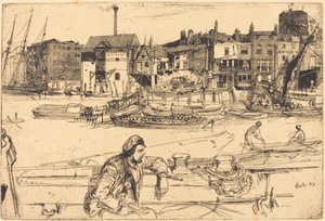 Black Lion Wharf von James Abbott McNeill Whistler