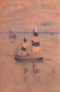 Schwarz und Gold, Venedig, ca. 1860 von James Abbott McNeill Whistler