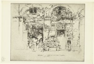 Blumenladen von James Abbott McNeill Whistler