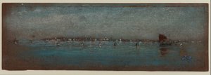 Blau und Silber - Die Inseln, Venedig von James Abbott McNeill Whistler