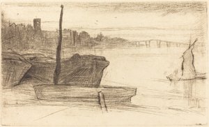 Chelsea-Brücke und Kirche