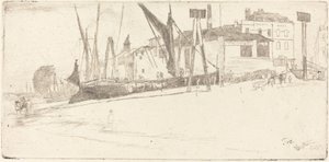 Chelsea Wharf von James Abbott McNeill Whistler