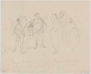 Deux Artistes Célèbres de Paris von James Abbott McNeill Whistler