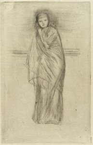Verhülltes Modell, 1870 von James Abbott McNeill Whistler