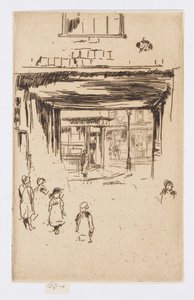 Drury Lane, um 1880-81 von James Abbott McNeill Whistler