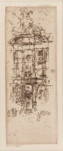 Goldenes Haus, Brüssel, 1887 von James Abbott McNeill Whistler