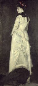 Harmonie in Fleischfarbe und Schwarz: Porträt von Miss Louise Jopling (1843-1933)