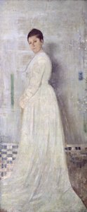 Harmonie in Weiß und Blau, ca. 1860