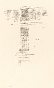 Hôtel Colbert, Fenster, 1891 von James Abbott McNeill Whistler
