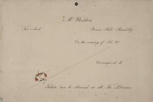 Einladung zu Mr. Whistlers Zehn Uhr von James Abbott McNeill Whistler