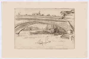 London Bridge, um 1875 von James Abbott McNeill Whistler