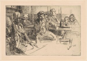 Hafenarbeiter, 1859 von James Abbott McNeill Whistler