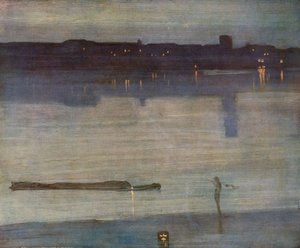 Nocturne in Blau und Grün, 1870 von James Abbott McNeill Whistler