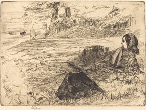 Kindermädchen und Kind, 1859 von James Abbott McNeill Whistler