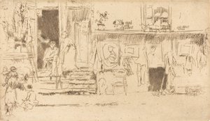 Altkleidershop, Nr. II von James Abbott McNeill Whistler