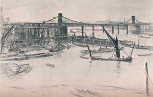 Alte Hungerford-Brücke, 1861, 1903