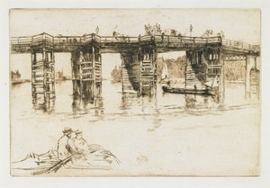 Alte Putney Bridge von James Abbott McNeill Whistler