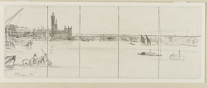 Alte Westminster Bridge, 1859 von James Abbott McNeill Whistler