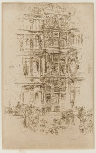 Paläste, Brüssel, 1887 von James Abbott McNeill Whistler