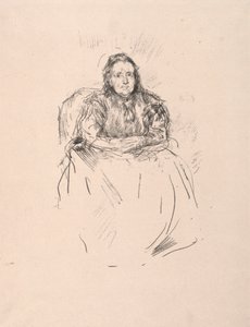Porträtstudie - Mrs. Phillip, 1896 von James Abbott McNeill Whistler