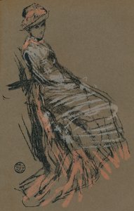 Porträtstudie in Pastell, 19. Jahrhundert