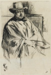 Porträt eines Mannes, 1860 von James Abbott McNeill Whistler