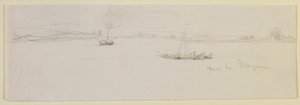 Près de Mayence, 1858 von James Abbott McNeill Whistler