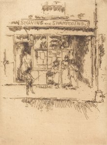 Rasieren und Shampoonieren, ca. 1886-1888 von James Abbott McNeill Whistler