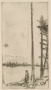 Werft der Schiffbauer, Liverpool, 1875 von James Abbott McNeill Whistler