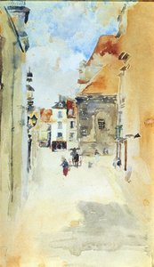 Straßenszene, ca. 1888 von James Abbott McNeill Whistler