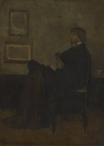 Studie für Arrangement in Grau und Schwarz, Nr. 2: Porträt von Thomas Carlyle, 1872-73 von James Abbott McNeill Whistler