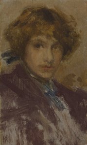 Studie eines jungen Mädchens (Kopf und Schultern)