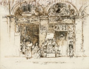 Sonnenblumen, Rue des Beaux-Arts, ca. 1892-93 von James Abbott McNeill Whistler