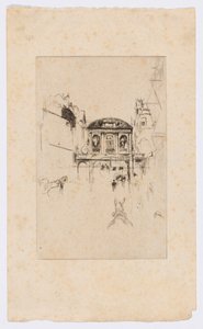 Temple Bar, ca. 1877 von James Abbott McNeill Whistler