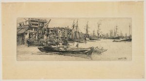 Thames-Lagerhäuser von James Abbott McNeill Whistler