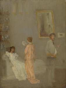 Der Künstler in seinem Atelier von James Abbott McNeill Whistler