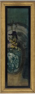 Das blaue Mädchen Fragment: Lila und Blau, 1872-1876 von James Abbott McNeill Whistler
