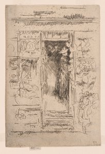 Der Hutladen, ca. 1884-86 von James Abbott McNeill Whistler