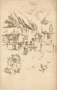 Der Hahn und die Pumpe, um 1887 von James Abbott McNeill Whistler