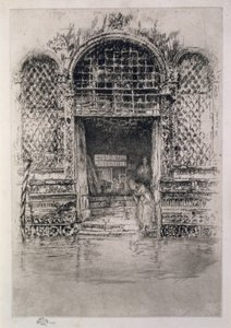 Die Türöffnung, 1879-80 von James Abbott McNeill Whistler