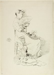 Der Fächer von James Abbott McNeill Whistler