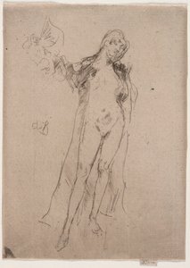 Das Fächermodell Nr. 3 von James Abbott McNeill Whistler