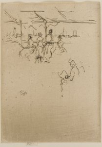 Die Anlegestelle, Kühe, 1887