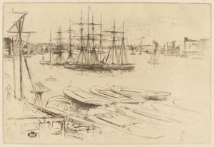 Der große Teich, ca. 1879 von James Abbott McNeill Whistler