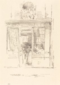 Die Wäscherin: La Blanchisseuse de la Place Dauphine, 1894 von James Abbott McNeill Whistler