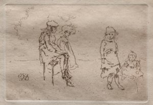 Die Menpes-Kinder von James Abbott McNeill Whistler