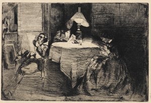 Das Musikzimmer, 1858 von James Abbott McNeill Whistler