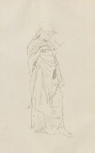 Der Roman - Mädchen beim Lesen von James Abbott McNeill Whistler